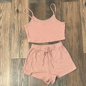Ribbed pajama set